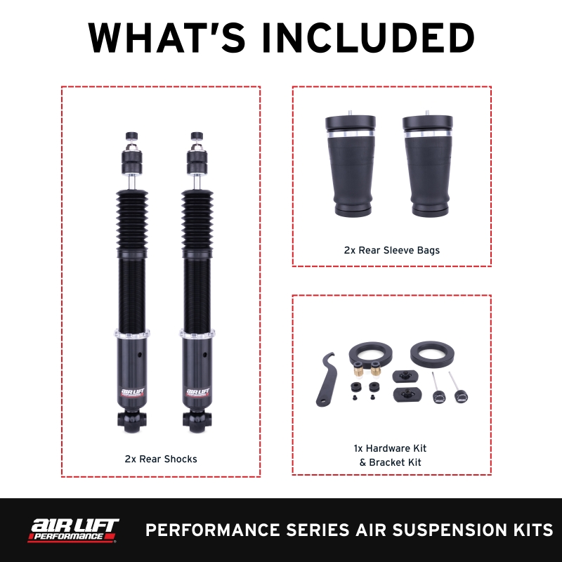 Ford Mustang Suspension Kit - Rear - Air Lift - Air Suspension, Air Lift 76515 - `05-`14